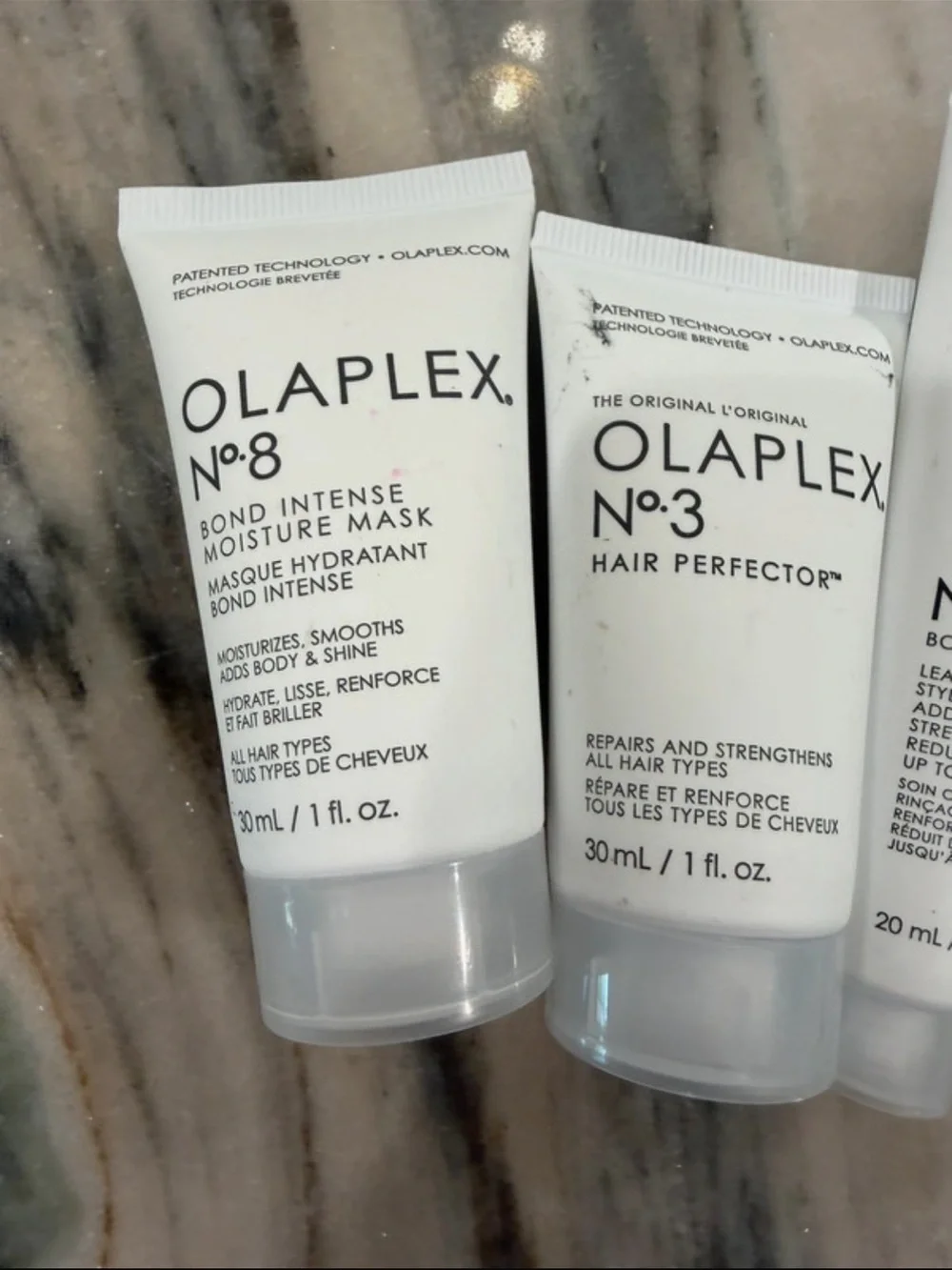 Olaplex No.3, No.6, No.8 & No.9 Hair Treatment Travel Set - White
